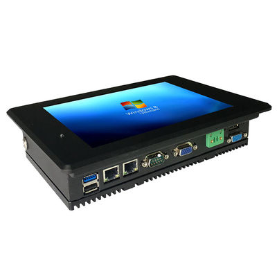 Enfriamiento Fanless de 8inch Linux de la PC rugosa del panel táctil