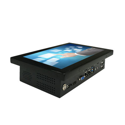 2xRj45 todo en uno industrial, caja metálica de la PC del panel 4xRS232 10