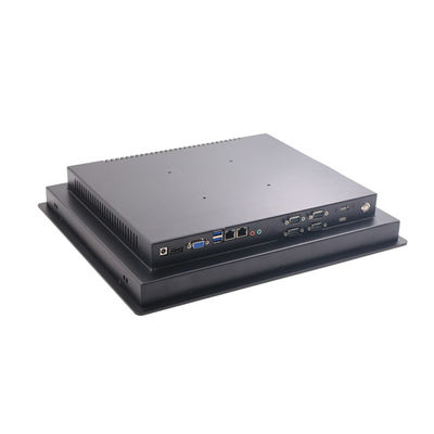 PC industrial del panel 2xRj45 rugosa