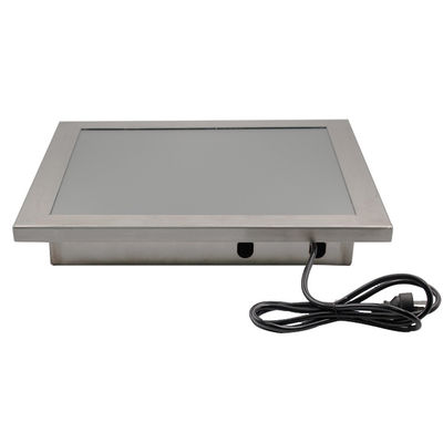 Acero inoxidable impermeable Fanless de la PC 1.5m m del panel de RoHS