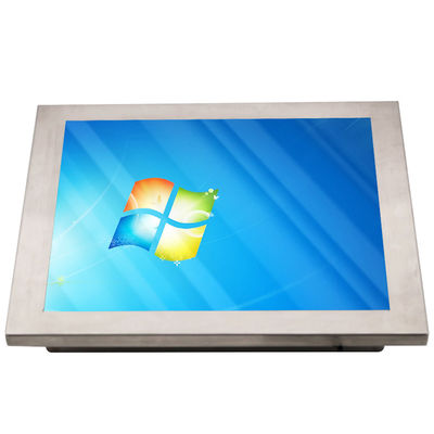 Acero inoxidable impermeable Fanless de la PC 1.5m m del panel de RoHS