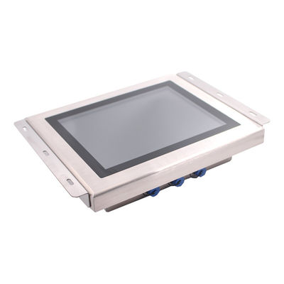 Acero inoxidable de la PC 1.5m m del panel táctil de IP67 Android