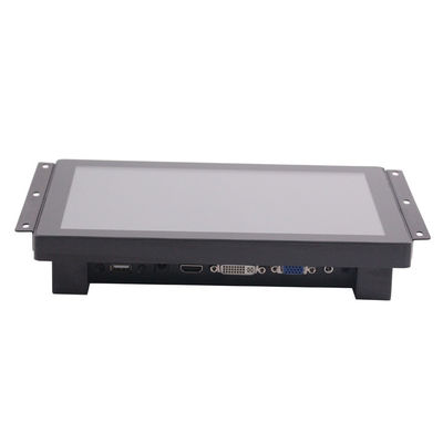 10" panel táctil plano del perfil de aluminio del monitor de la pantalla táctil