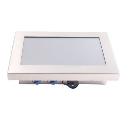 10 acero resistente de la pantalla LCD táctil 1.5m m de la pulgada 18W 1000nits