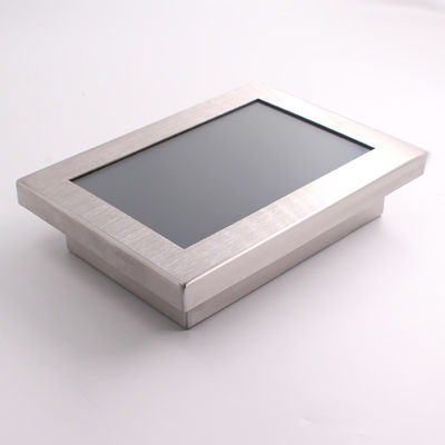 10 acero resistente de la pantalla LCD táctil 1.5m m de la pulgada 18W 1000nits