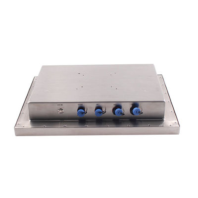 RJ45 PC integrada prenda impermeable 250nits Bluetooth del panel de 12 pulgadas