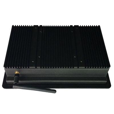 Rj45 8 PC rugosa dual DC 24V del panel táctil de la pulgada 18W 350nits