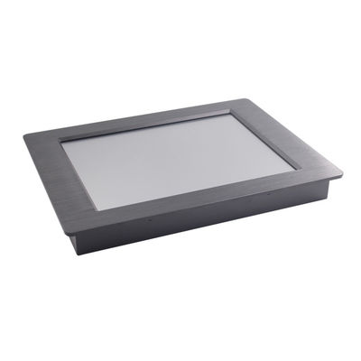 Monitor DC24V VESA de la pantalla táctil del arte del CNC del panel 250nits de la aleación