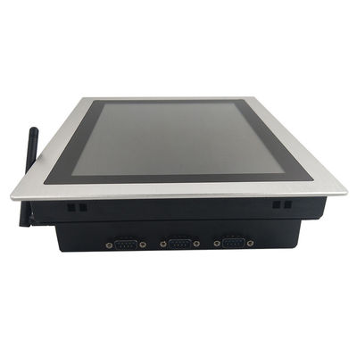 10,4 PC Fanless del panel táctil del bisel de la pulgada 3m m con RS485 RS232