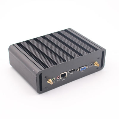 PC Fanless Linux VGA WiFi Gigabit Ethernet HTPC del ITX de 2 corazones MINI