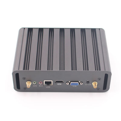 PC Fanless Linux VGA WiFi Gigabit Ethernet HTPC del ITX de 2 corazones MINI