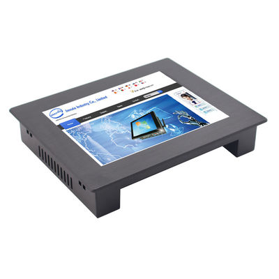 Bisel de aluminio resistente integrado x768 del monitor 8 de la pantalla táctil en 1024