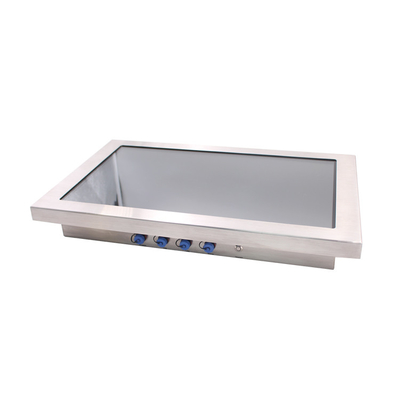 Marco impermeable Fanless de la PC 1.5m m del panel SUS304 21 FCC llena de la pulgada IP67 PoE