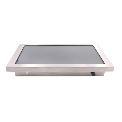 Fuera de la prenda impermeable 21 avance lentamente la exhibición resistente IP65 lleno SUS304 del Lcd para la cocina