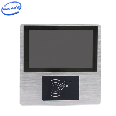 PC de Industrial Touch Panel del lector del RFID FCC PoE 7&quot; de 10 milisegundos soporte de la pared