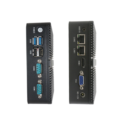 RS232 ITX dual NUC MINI Computer Aluminum Alloy With HDMI VGA