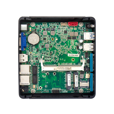RS232 ITX dual NUC MINI Computer Aluminum Alloy With HDMI VGA