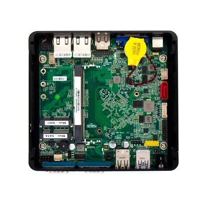 MINI aleación de aluminio de enfriamiento pasiva de la PC del ITX con el puerto de la exhibición de la informática de HDMI VGA