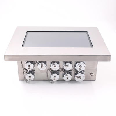 NFC impermeable de la pulgada RFID de la PC SUS304 10 del panel 350cd/M2 con Ethernet RS232