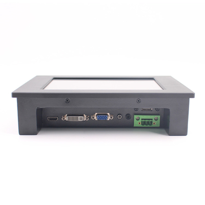 Regulador de aluminio del frente IP65 Penmount de la exhibición del LCD del monitor de la pantalla táctil del bisel