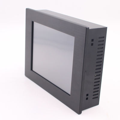 Monitor rugoso IP65 18W 350nits Vesa Embedded de la pantalla táctil 24VDC