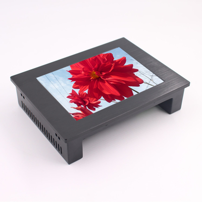 Monitor rugoso IP65 18W 350nits Vesa Embedded de la pantalla táctil 24VDC