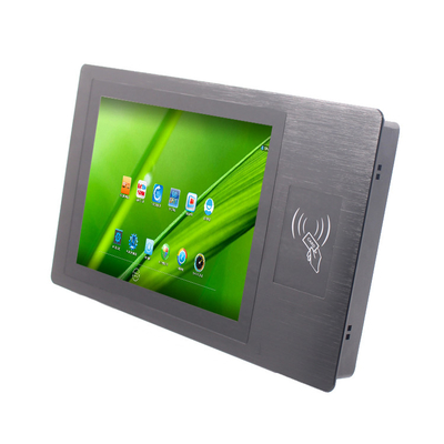 Antena impermeable de la PC 350nits Android 8,0 capacitivos del panel de la tableta de la frecuencia ultraelevada RFID
