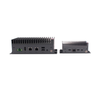 Ordenador integrado de aluminio RS232 PCIE del borde del AI para el nivel de entrada