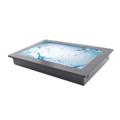 IP65 lleno PCAP integró prenda impermeable de la PC RJ45 RS232 del tacto 10 puntos capacitivos