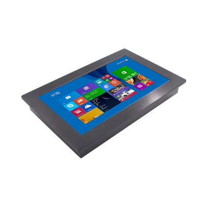 PC industrial de aluminio del panel de la corriente continua 12V, prenda impermeable IP67 15,6 PC del lCD AIO de la pulgada
