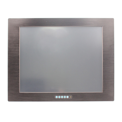 350NITs monitor LCD industrial de 17 pulgadas 12/24V tiempo de respuesta de 15 milisegundos
