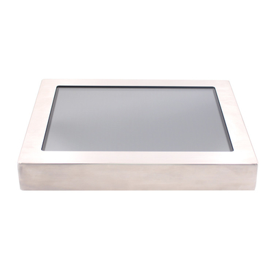 Tacto resistente completamente sellado del SUS 304 de la prenda impermeable del monitor de la pantalla táctil IP65