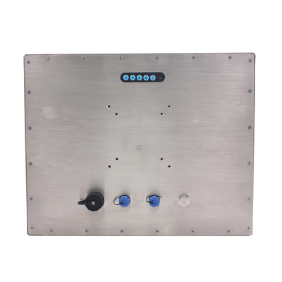 Tacto resistente completamente sellado del SUS 304 de la prenda impermeable del monitor de la pantalla táctil IP65