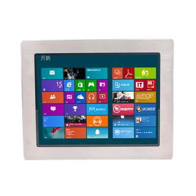 Puerto de acero inoxidable de la prenda impermeable HDMI 17 de la pulgada IP65 del monitor resistente de la pantalla táctil