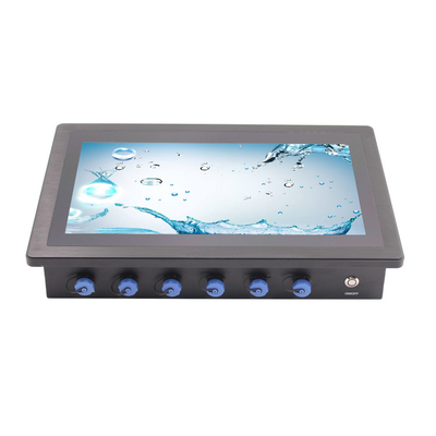 13,3” brillos industriales impermeables de la PC 1000nits del panel con la película del AU proteger