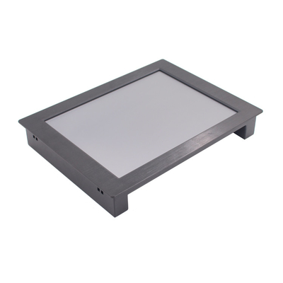 Caja metálica de aluminio resistente del monitor de la pantalla táctil LED del frente IP65 para el gabinete del quiosco